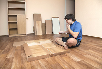 Image showing Assembling furniture