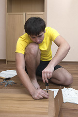 Image showing Assembling furniture