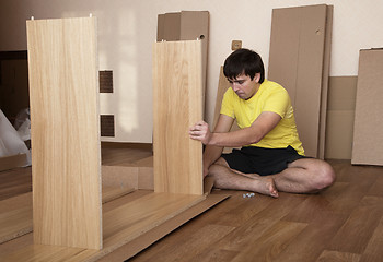 Image showing Assembling furniture
