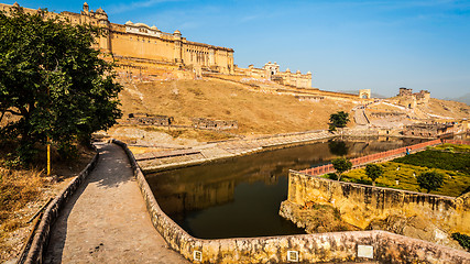 Image showing Amer aka Amber fort, Rajasthan, India