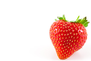 Image showing Real strawberry