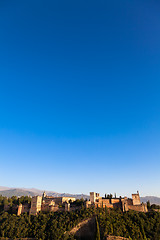 Image showing Alhambra in Granada - Spain