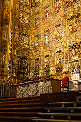 Image showing Main Altar in Seville Cathedral