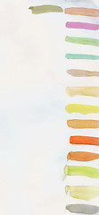 Image showing Watercolor elements for design.