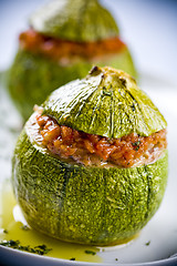 Image showing stuffed zucchini