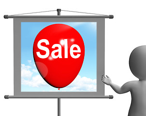 Image showing Sale Sign Shows Discount and Offers in Selling