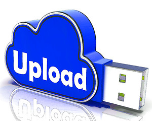 Image showing Upload Memory Shows Uploading Files To Cloud