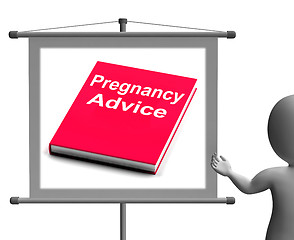 Image showing Pregnancy Advice Sign Shows Information Babies