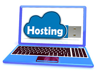 Image showing Hosting Memory Means Host Website And Hosted By