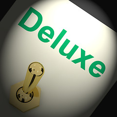 Image showing Deluxe Switch Shows Great Premium Luxurious Luxury