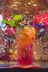 Image showing Pink cocktail