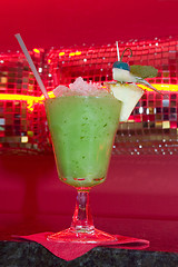 Image showing Green cocktail