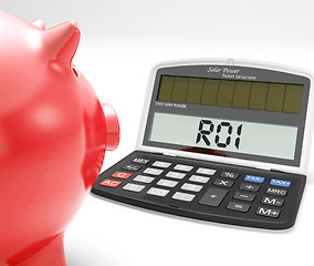 Image showing ROI Calculator Shows Investment Return Or Profitability