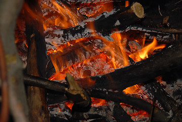 Image showing HOT COALS