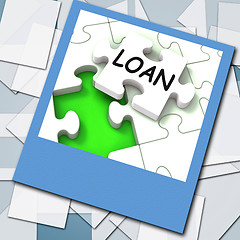 Image showing Loan Photo Shows Online Financing And Lending