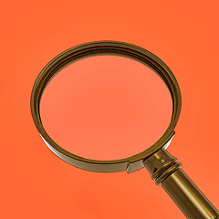 Image showing Magnifying Glass Shows Zoom Or Searches