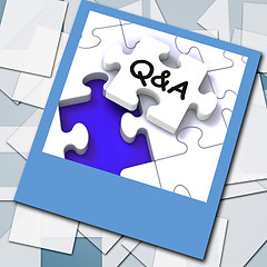 Image showing Q&A Photo Shows  Questions Answers And Assistance