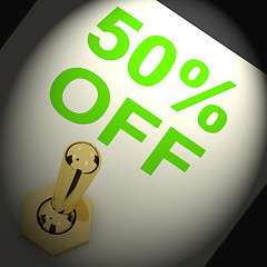 Image showing Switch Shows Sale Discount Of Fifty Percent Off 