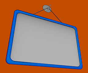 Image showing Blank Noticeboard Copy space Shows Display Space