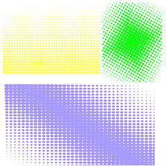 Image showing Halftone Patterns. Set of  Halftones