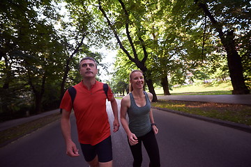 Image showing couple jogging