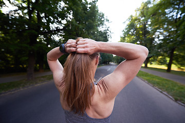 Image showing couple jogging