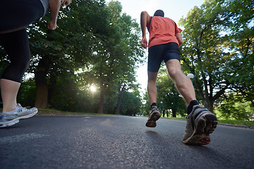 Image showing couple jogging