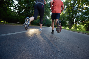 Image showing couple jogging