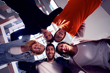 Image showing happy students celebrate