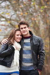 Image showing autumn couple