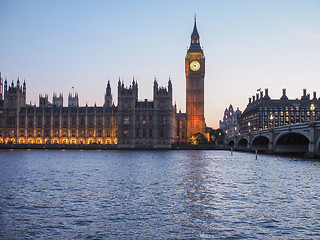 Image showing Houses of Parliament in London