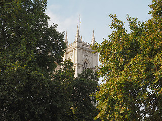 Image showing Westminster Abbey in London