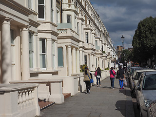 Image showing Terraced Houses in London