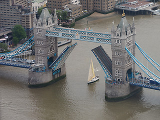 Image showing Aerial view of London