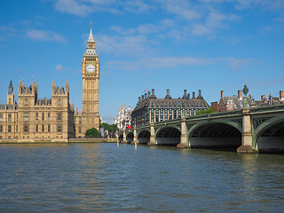 Image showing Houses of Parliament in London