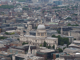 Image showing Aerial view of London