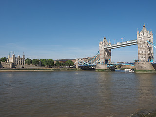 Image showing Tower Bridge in London