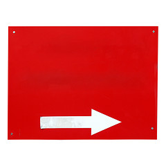 Image showing Direction arrow sign isolated