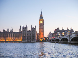 Image showing Houses of Parliament in London