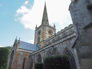 Image showing Holy Trinity church in Stratford upon Avon