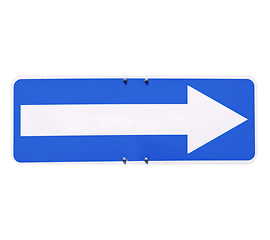 Image showing Direction arrow sign