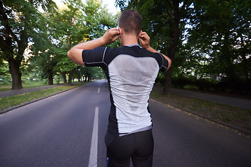 Image showing man jogging