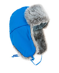 Image showing Warm fur cap