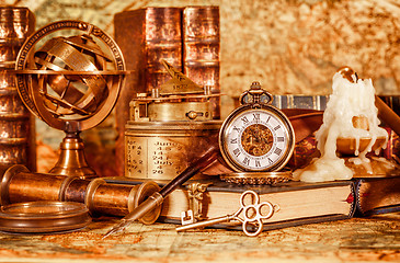 Image showing Vintage still life.