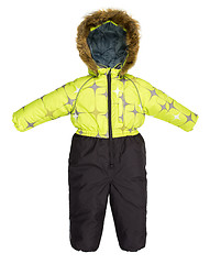 Image showing Childrens snowsuit fall