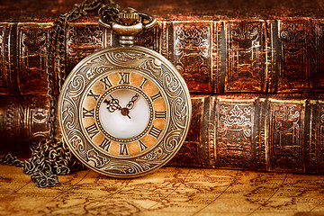 Image showing Vintage pocket watch