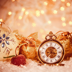 Image showing Christmas pocket watch