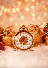 Image showing Christmas pocket watch