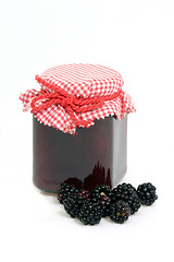 Image showing Blackberry jam