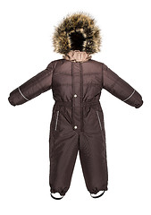 Image showing Childrens snowsuit fall